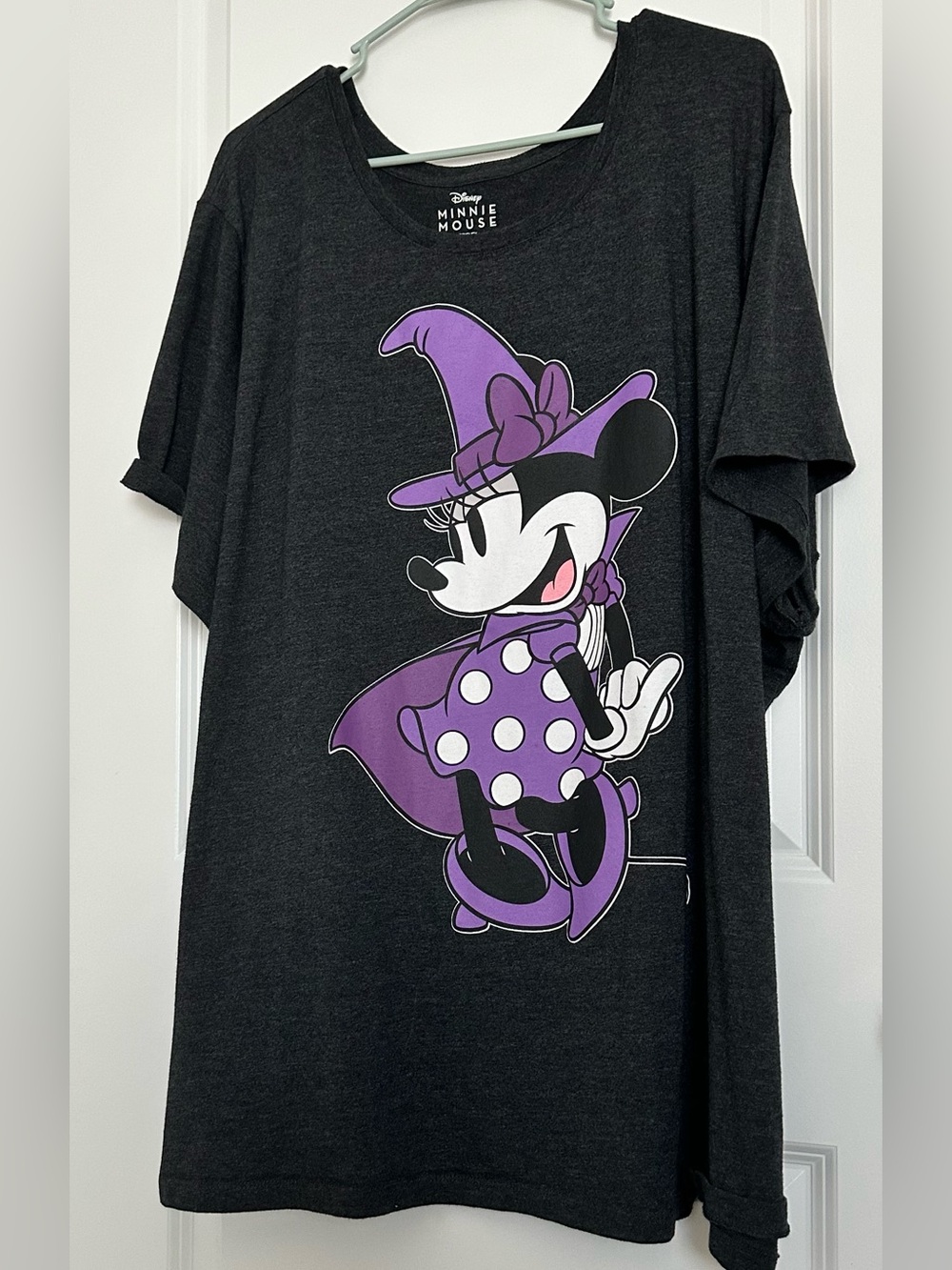 Disney Tee with Purple Minnie Witch Graphic
